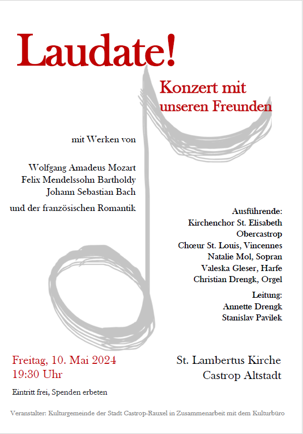 Laudate! Konzert mit unseren Freunden